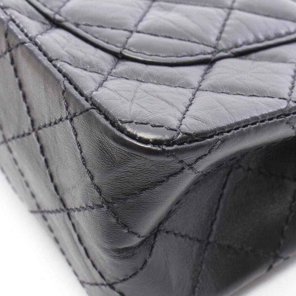 Chanel 2.55 Shoulder Bag/Handbag, Calfskin Leather, Women's, Black - Picture 8 of 8
